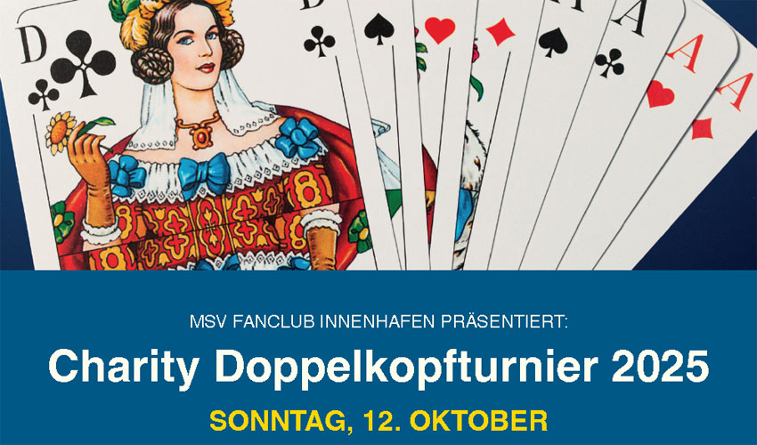 Doppelkopf Charityturnier Flyer