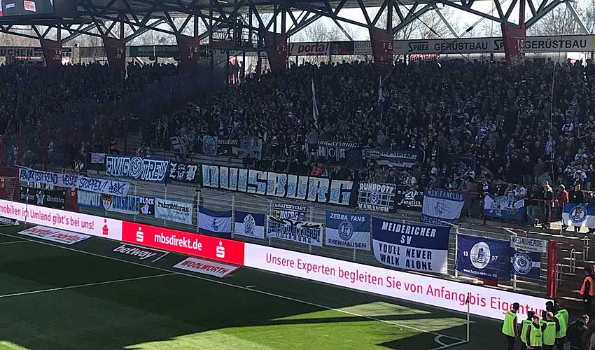 MSV Duisburg bei Union-Berlin