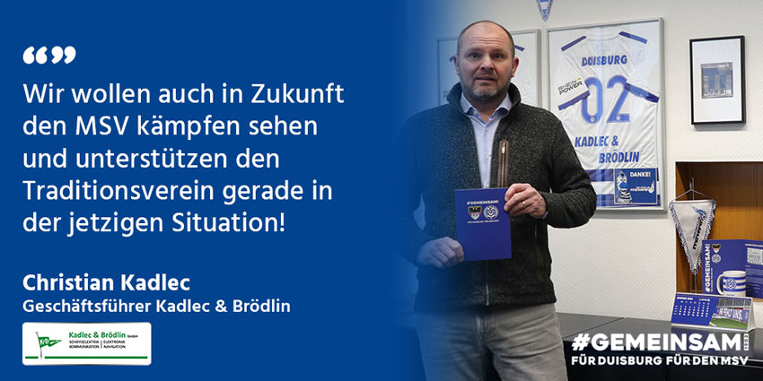 Kadlec & Brödlin GmbH kauft 70 Unterstützer-Dauerkarten
