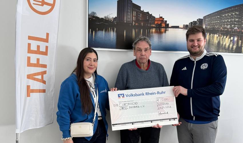 Spende an Duisburger Tafel